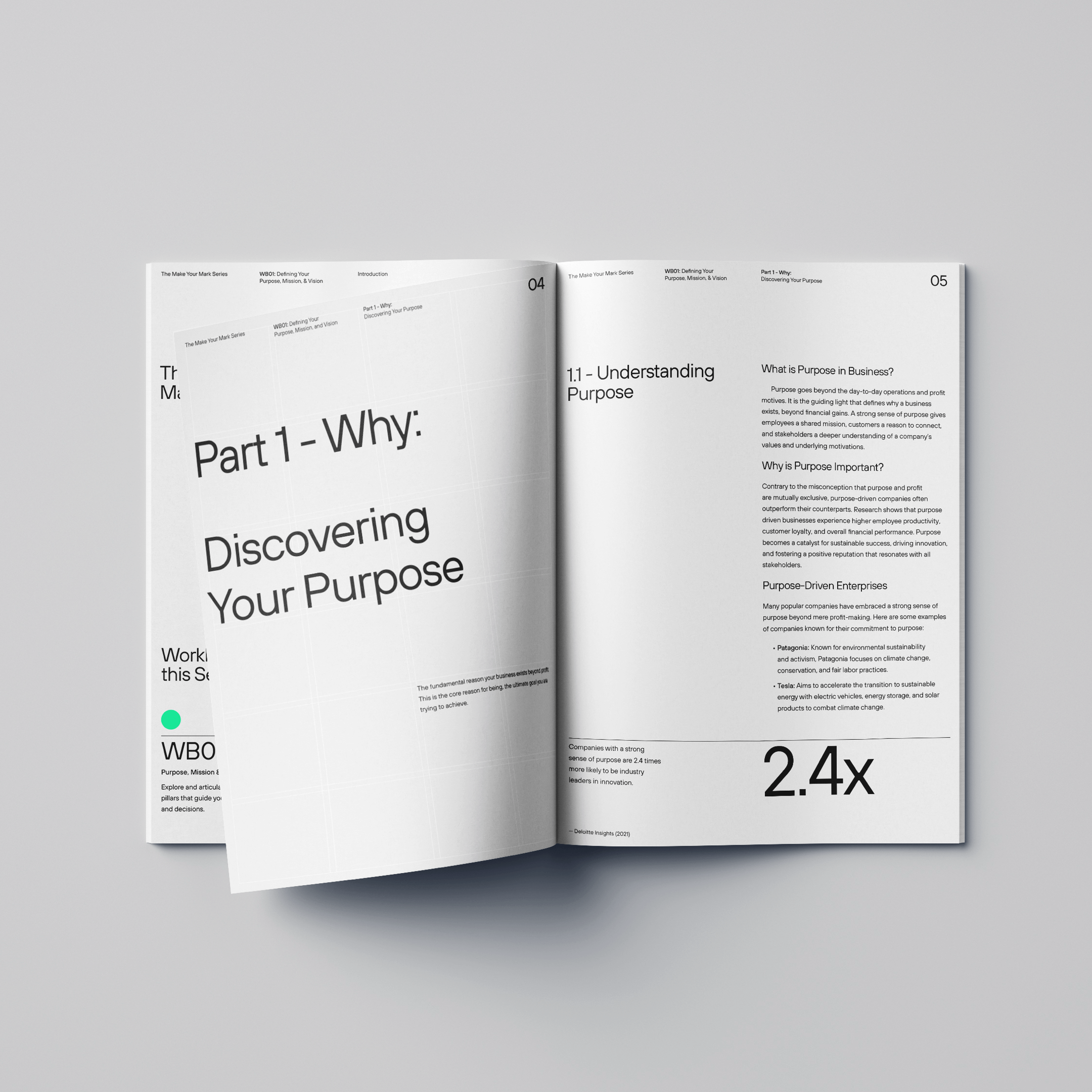 Workbook 1: Purpose, Mission & Vision