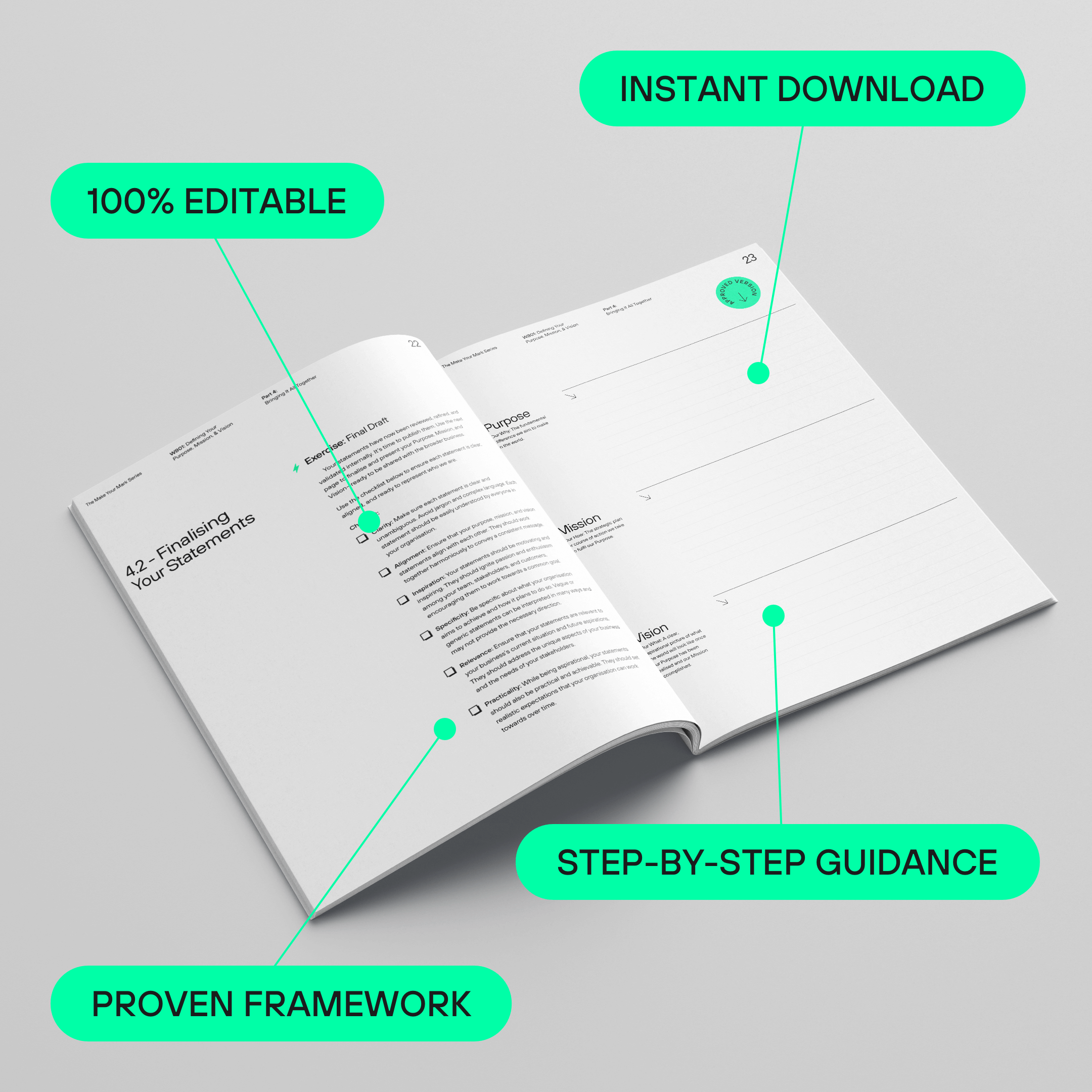 Workbook 1: Purpose, Mission & Vision