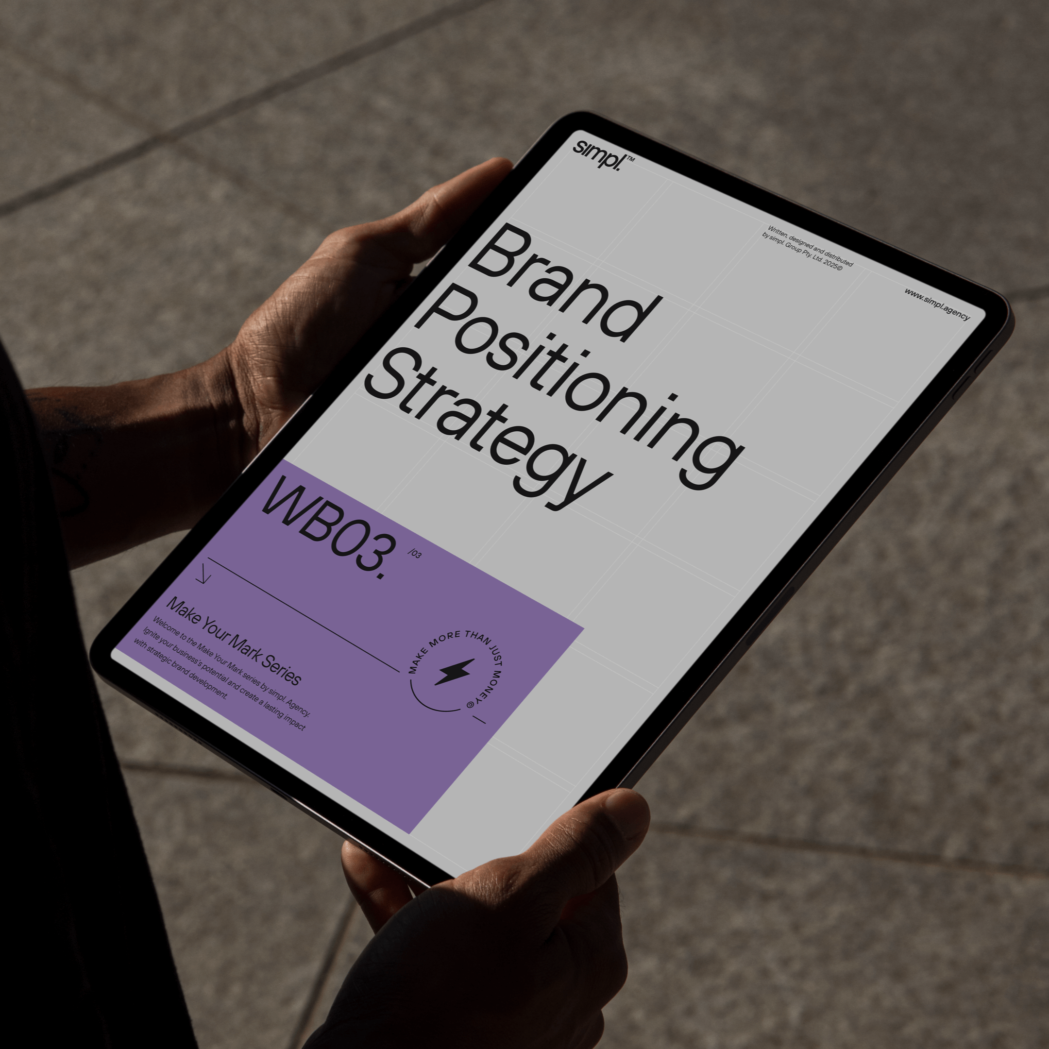Workbook 3: Brand Positioning Strategy